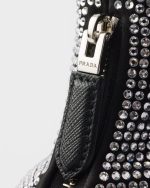 Prada Re-Edition 2005 mini crystal-studded satin bag - Image 2